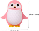 Pack Of 3 Kids New Penguin Design Toothbrush Holder Unique Wall Mounted Self Adhesive Storage Wall Mount Toothbrush Holder Wall Mount Remote And Mobile Stand Image 3