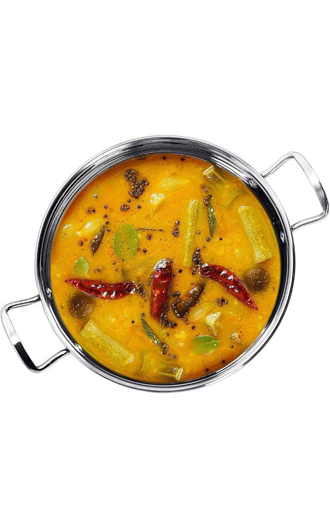 Copper Bottom Kadhai Stainless Steel Image 3