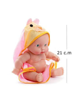 Rubber Natural Looking Baby Toy For Kids With Towel And Movable Hands And Legs Image 2