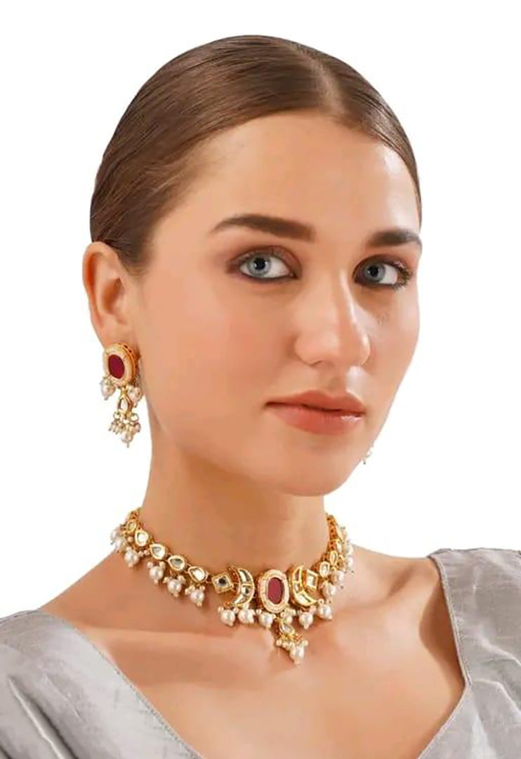 Premium Artificial Traditional Jewelry Collection: Ethnic Necklace & Earring Sets Image 3