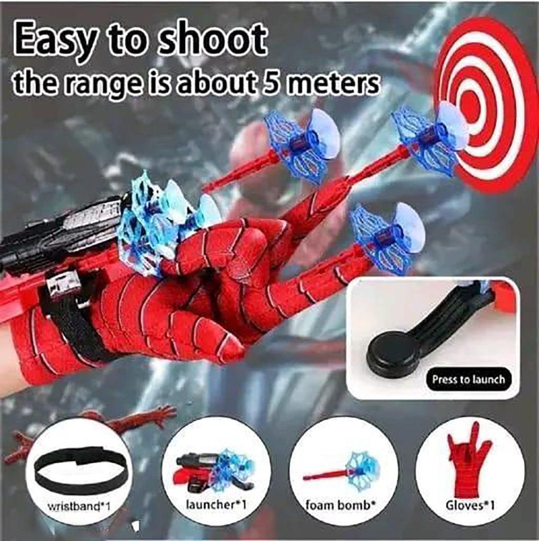 Spider Web Shooters Toy Hero Launcher Wrist Toy Set Spider Man Web Shooters Image 3