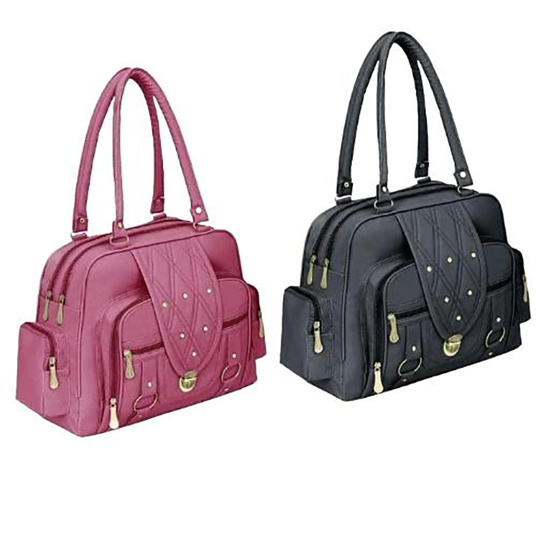 Handbag For Women And Girls Stylish Multicolor PU Leather Bag Image 1