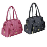 Handbag For Women And Girls Stylish Multicolor PU Leather Bag Image 1