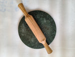 Roti Maker With Wooden Belan Marble Chakla Diameter With Belan Rolling Image 4