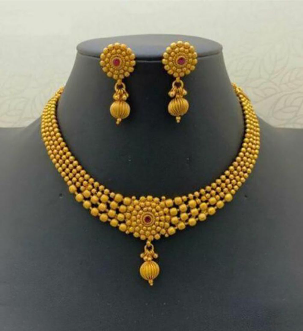Premium Artificial Traditional Jewelry Collection: Ethnic Necklace & Earring Sets Image 1
