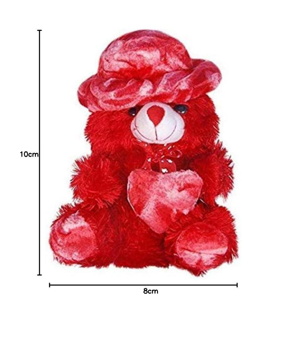 Combo Of Soft Red & Pink Teddy Stuffed Toy Image 2