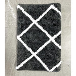 Cotton Anti-Slip Doormat for Home & Bathroom Entrance Grey Rectangular Mat (2x4 Feet) Image 2