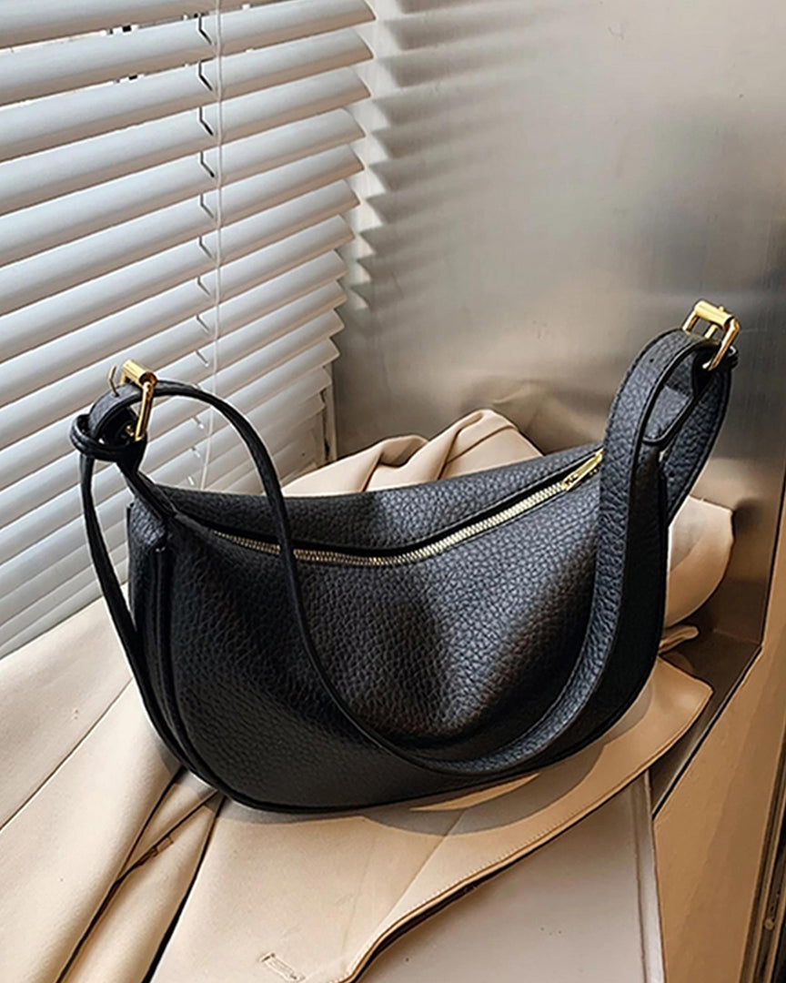 Handbag For Women And Girls Stylish Black Faux Leather/Leatherette Bag Image 3