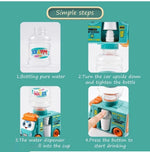 Toy School Bus With Water Dispensar And Clay For Kidsmini Toy Bus For Kids 10 Pcs Clay For Art And Craft For Kids Image 2