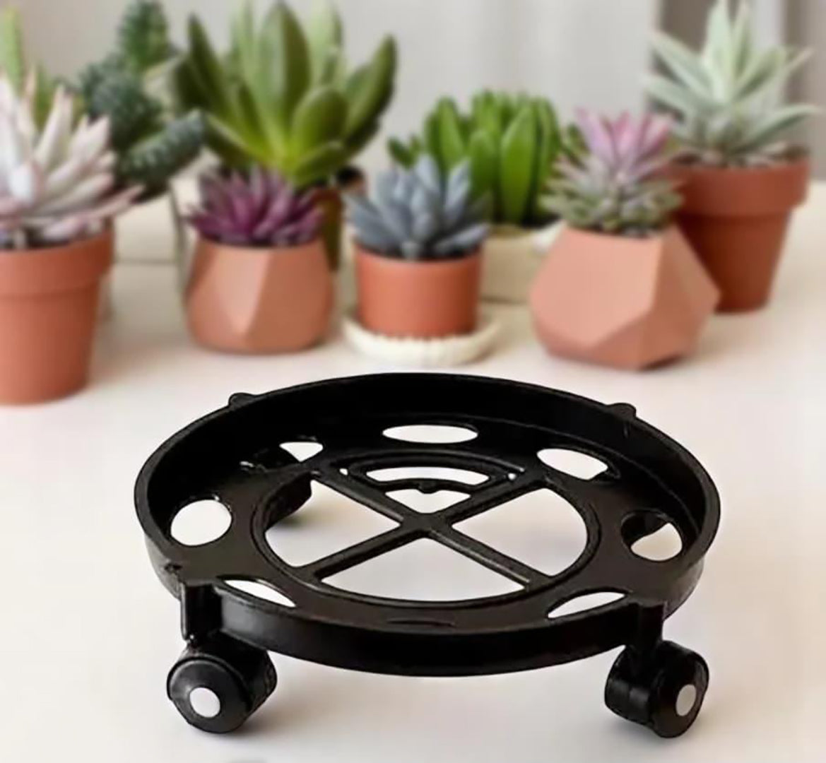 Lpg Gas Stand Cylinder Stand Trolley With 360 Rotating Wheels Premium Grade Plastic Heavy Duty Durable Design Easy Movement No Lifting Prevents Back Strain Gas Stove Parts Black Image 1