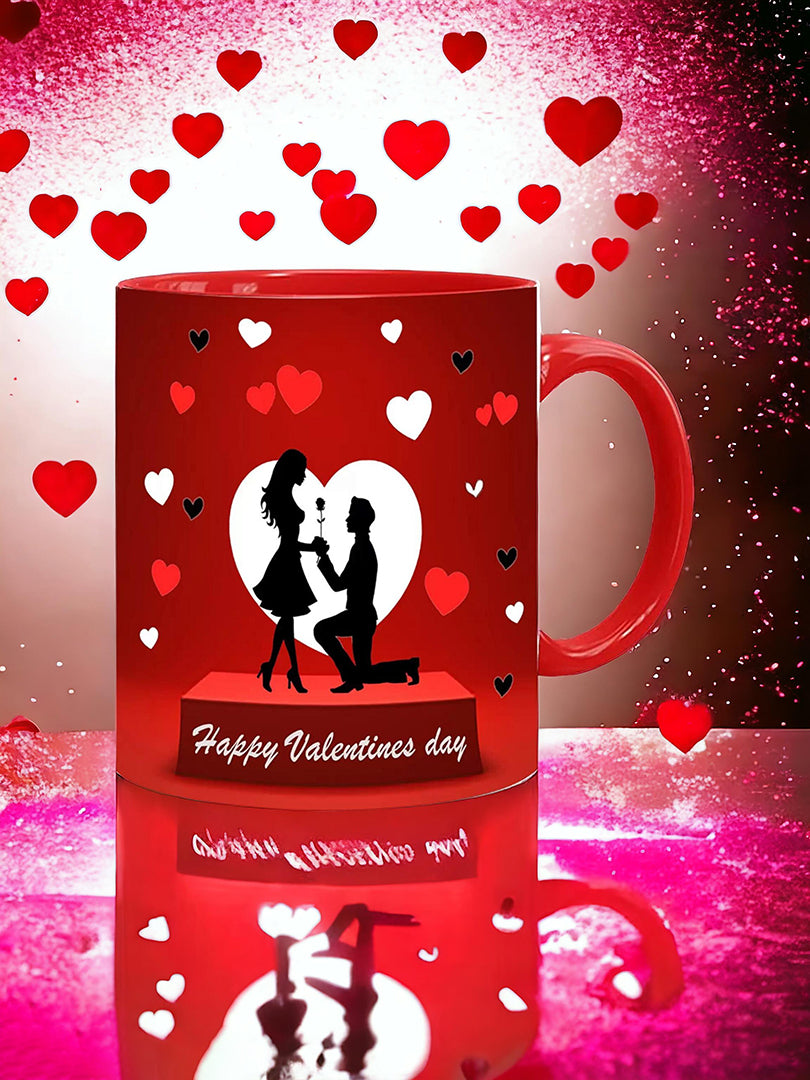 Valentine Day Gift For Wife Husband Girlfriend Boyfriend Girls Boys Valentines Special Artificial Rose With Teddy Soft Toy Set Image 3