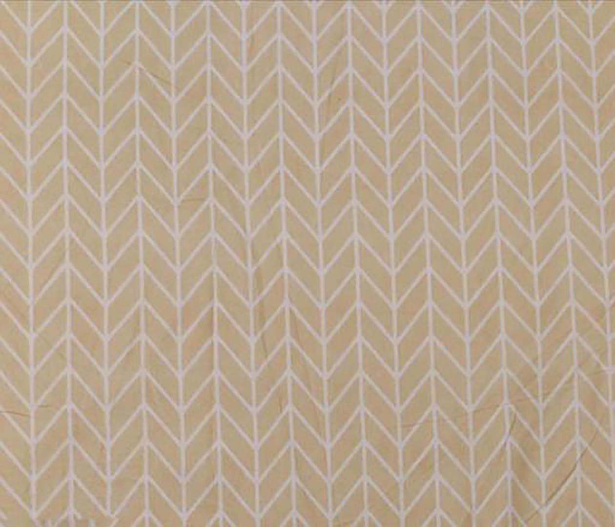 Microfiber (90x100 Inch) Double Size Bedsheet With 2 Pillow Cover in Beige Color Image 2