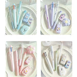 7 Pcs Cute Cartoon Stationery Set Kawaii School Office Supplies Combo Blue Image 2