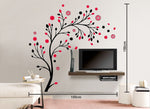 Wall Sticker Love Birds With Hearts 125 X 85 Cms Magical Tree 150 X 150 Cms Free Bird Case Black 150 X 115 Cms Sb Flowers 35 X11 Cms Matrial Vinyl Image 3