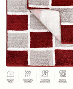 Microfiber Anti-Slip Doormat for Home & Bathroom Entrance Multicolor Rectangular Mat (40x60 cm) Image 2