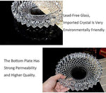 Glass Ashtray For Cigarette Smoking Glass Candy Bowl Smoke Collectible Table Decorative Flower Image 3