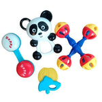 Rattles Multi Color squeeze Chu Chu Ducks Duck Family Bath Rubber Toy Yellow Set Of 4 Chu Chu Sound Bathtub Toys Image 3