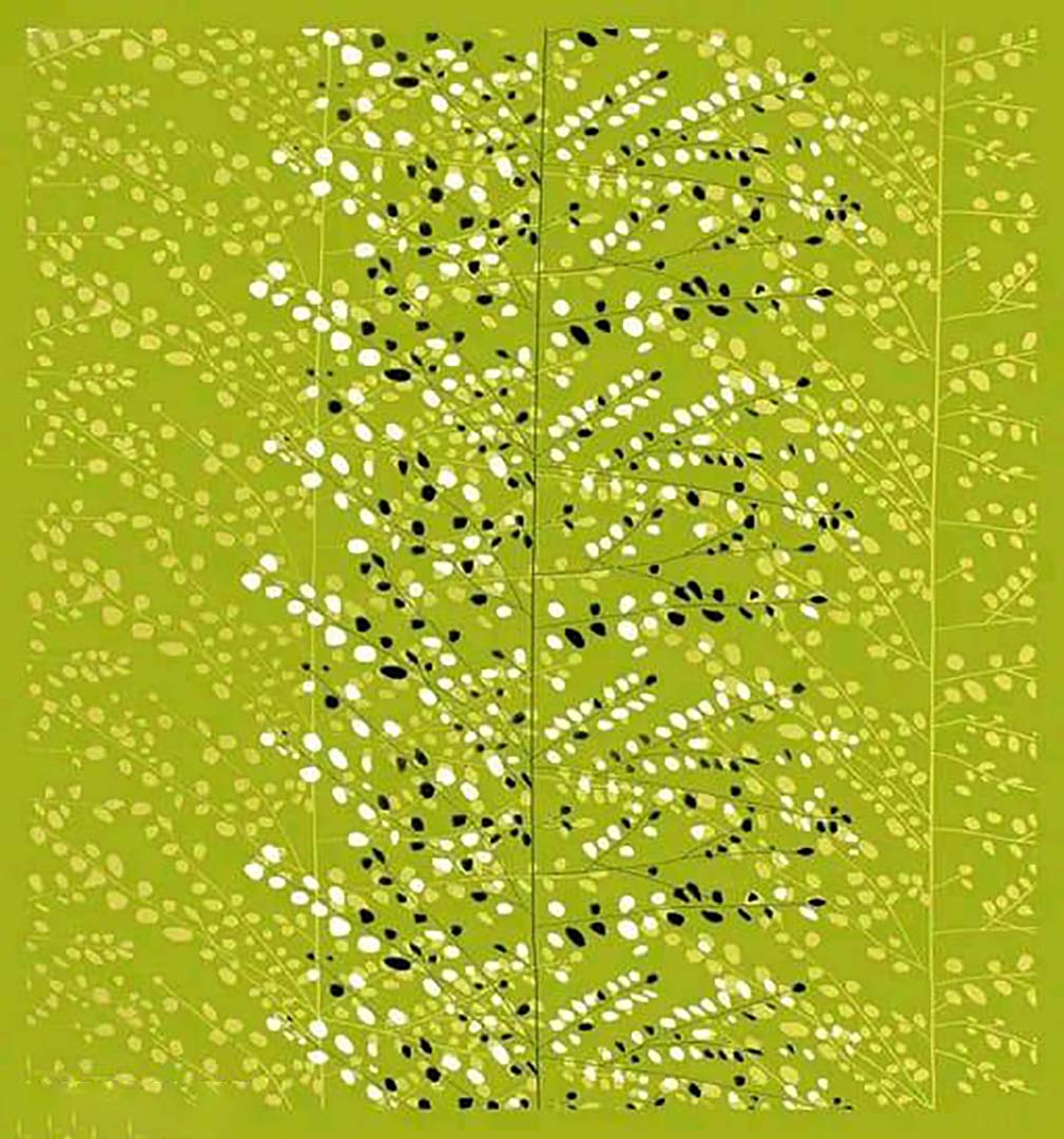 Cotton (90x100 Inch) Double Size Bedsheet With 2 Pillow Cover in Green Color Image 2