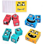 Changing Game Toy For Kids Smiley Face Emoji Cube For Kids Learning Educational Puzzles Emotion Change Toy Image 3
