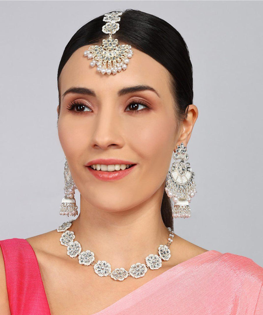 Premium Artificial Traditional Jewelry Collection: Ethnic Necklace & Earring Sets Image 4