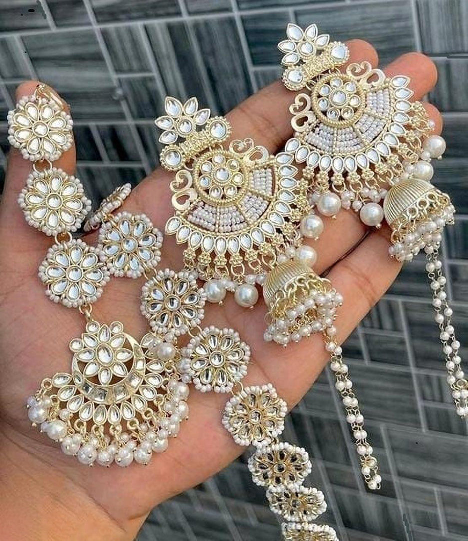Premium Artificial Traditional Jewelry Collection: Ethnic Necklace & Earring Sets Image 3