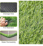 PVC Anti-Slip Doormat for Home & Bathroom Entrance Green Rectangular Mat (40x60 cm) Image 3