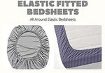 Cotton (108x108 Inch) Double Size Bedsheet With 2 Pillow Cover in Grey Color Image 3