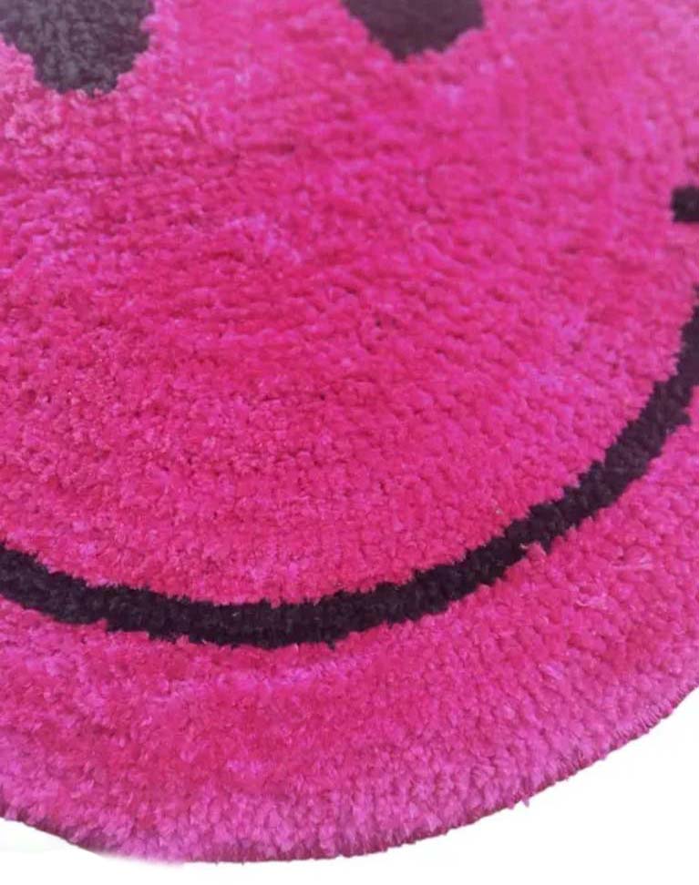 Microfiber Anti-Slip Doormat for Home & Bathroom Entrance Pink Rectangular Mat (20 Inch) Image 4
