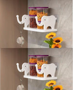 Multipurpose Stand Holder Self Adhesive Storage Stand Holder Soap Holder Shampoo Holder Wall Mounted Stand Holder Cartoon Stand Wall Mount Bathroom Stand Wall Mount Kitchen Stand 2Pcs Image 1