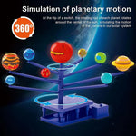 Rotating Dolar System Kit For Kids 3D Rotating Solar System Model Educational Toy Solar System Rotating Planets Image 2