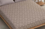 Cotton (108x108 Inch) Double Size Bedsheet With 2 Pillow Cover in Grey Color Image 2