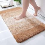 Microfiber Anti-Slip Doormat for Home & Bathroom Entrance Beige rectangular Mat (40x60 cm) Image 1