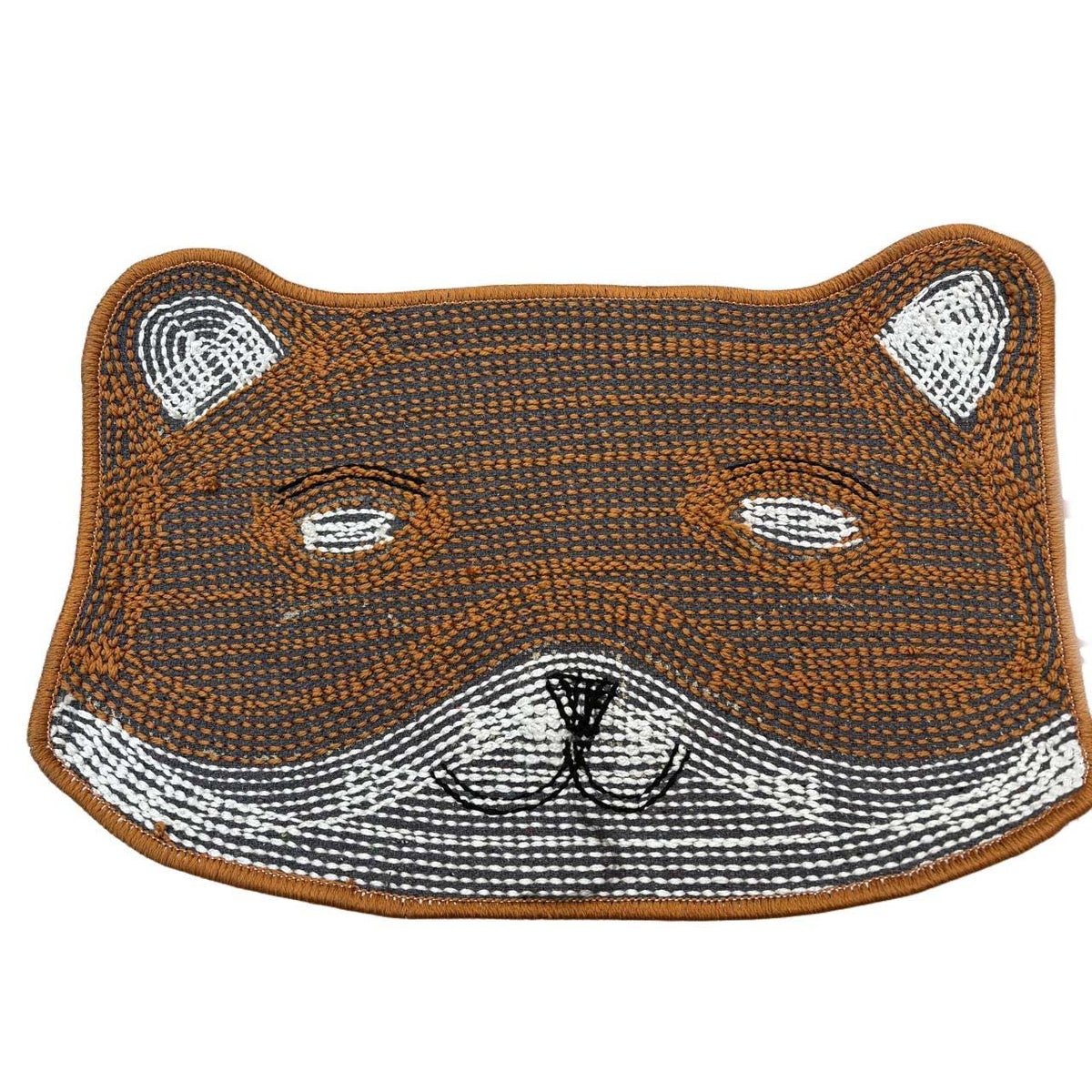 Cotton Anti-Slip Doormat for Home & Bathroom Entrance Multicolor Fox Mat (40x60 cm) Image 2
