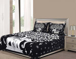 Cotton (90x100 Inch) Double Size Bedsheet With 2 Pillow Cover in Multicolor Image 1