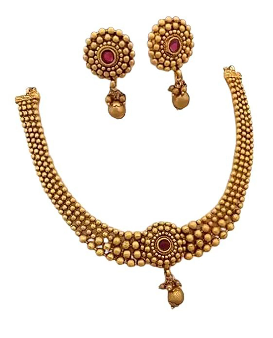 Premium Artificial Traditional Jewelry Collection: Ethnic Necklace & Earring Sets Image 4