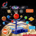 Rotating Dolar System Kit For Kids 3D Rotating Solar System Model Educational Toy Solar System Rotating Planets Image 1