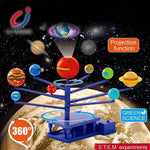 Rotating Dolar System Kit For Kids 3D Rotating Solar System Model Educational Toy Solar System Rotating Planets Image 1