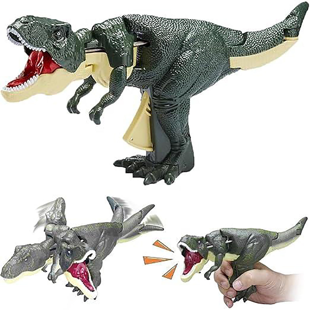 Dinosaur Toy Innovative Telescoping Swinging Features Realistic Design Engaging Sound Effects Lighting Multicolor Image 4