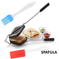 Non Stick Grill Sandwich Toaster With Silicone Brush With Free Spatula Image 1