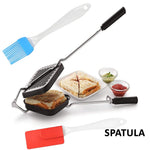 Non Stick Grill Sandwich Toaster With Silicone Brush With Free Spatula Image 1