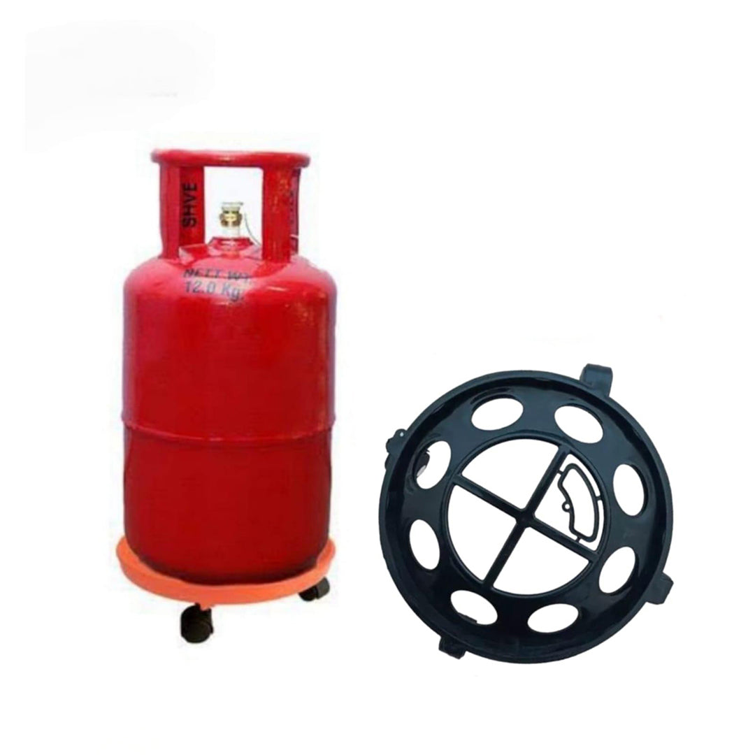 Gas Cylinder Trolley Black Pack Of 2 Combo Offer Image 2
