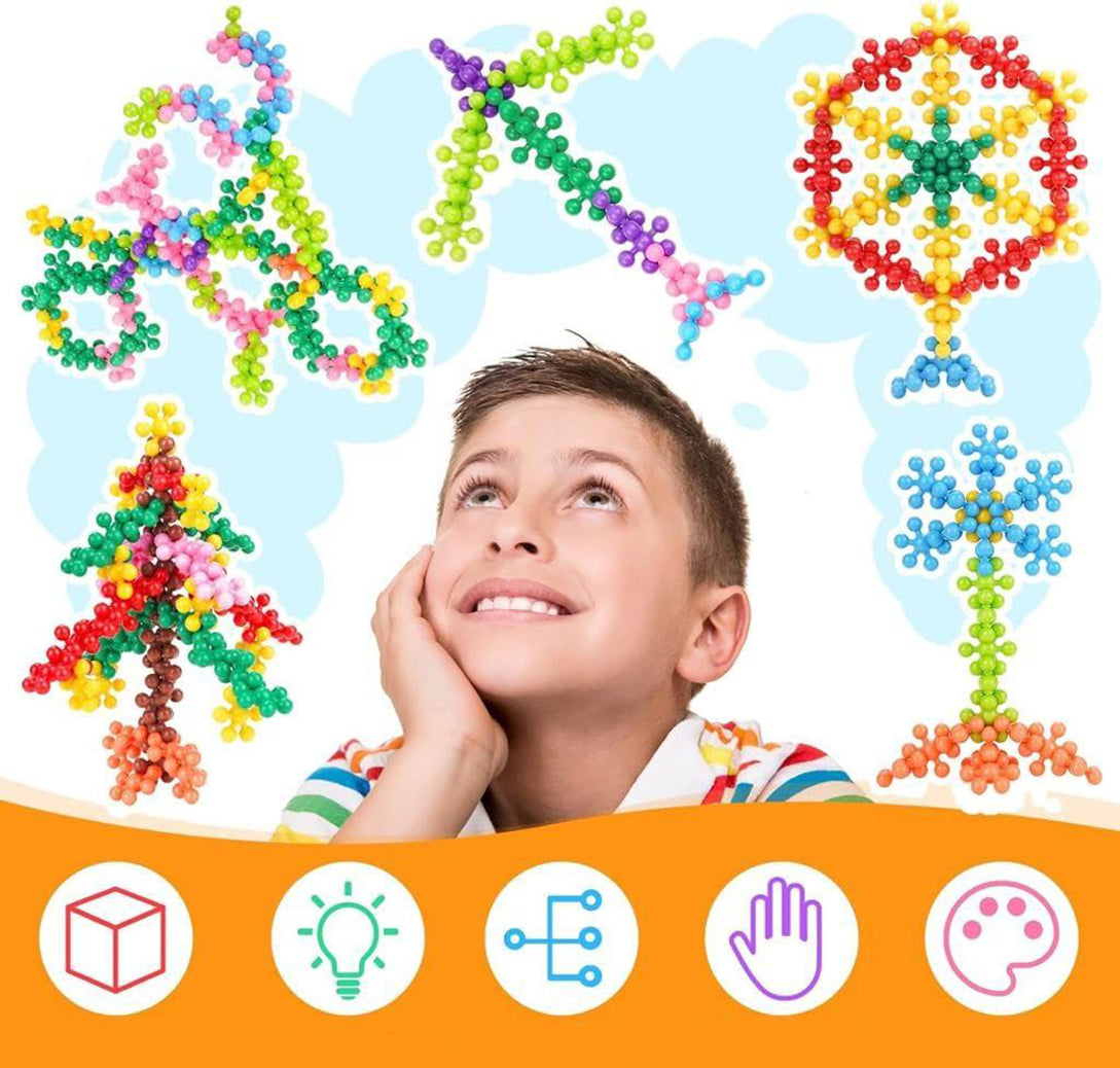 Star Links Interlocking Blocks Educational Construction Blocks For Kids Colorful Star Building Blocks Toys For Kids Boys Girls Multicolor For Age 5 Years Starlink 50 Pcs Image 3