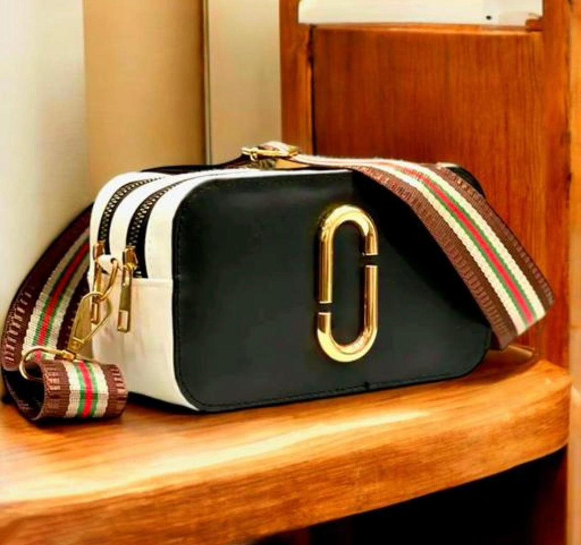 Handbag For Women And Girls Stylish Black PU Leather Bag Image 1