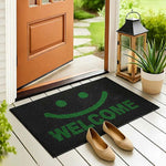 PVC Anti-Slip Doormat for Home & Bathroom Entrance Black Rectangular Mat (40x60 cm) Image 1
