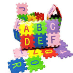 Mini Puzzle Foam Mat For Kids Interlocking Learning Alphabet And Number Mat For Kids Multi Color Image 4