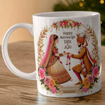 Happy Married Life Didi And Jiju Thoughtful Gift Mug For Sister And Brother In Law Elegant Ceramic Marriage Celebration Mug Best Wedding Gift Idea Image 2