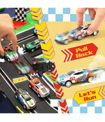 06Pcs Pull Back Race Cars Toys Vehicles Gift Set 3 Inch Friction Powered Mini Metal Alloy Toy Toddler Birthday Gift Image 3