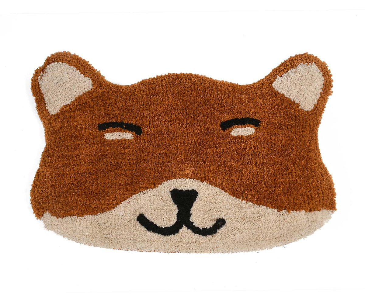 Microfiber Anti-Slip Doormat for Home & Bathroom Entrance Multicolor Fox Mat (45x70 cm) Image 2