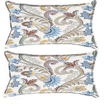 Glace Cotton (90x100 Inch) Double Size Bedsheet With 2 Pillow Cover in Multicolor Image 4