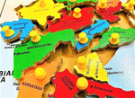 Wooden Indian Map Educational Toy for Kids Image 4